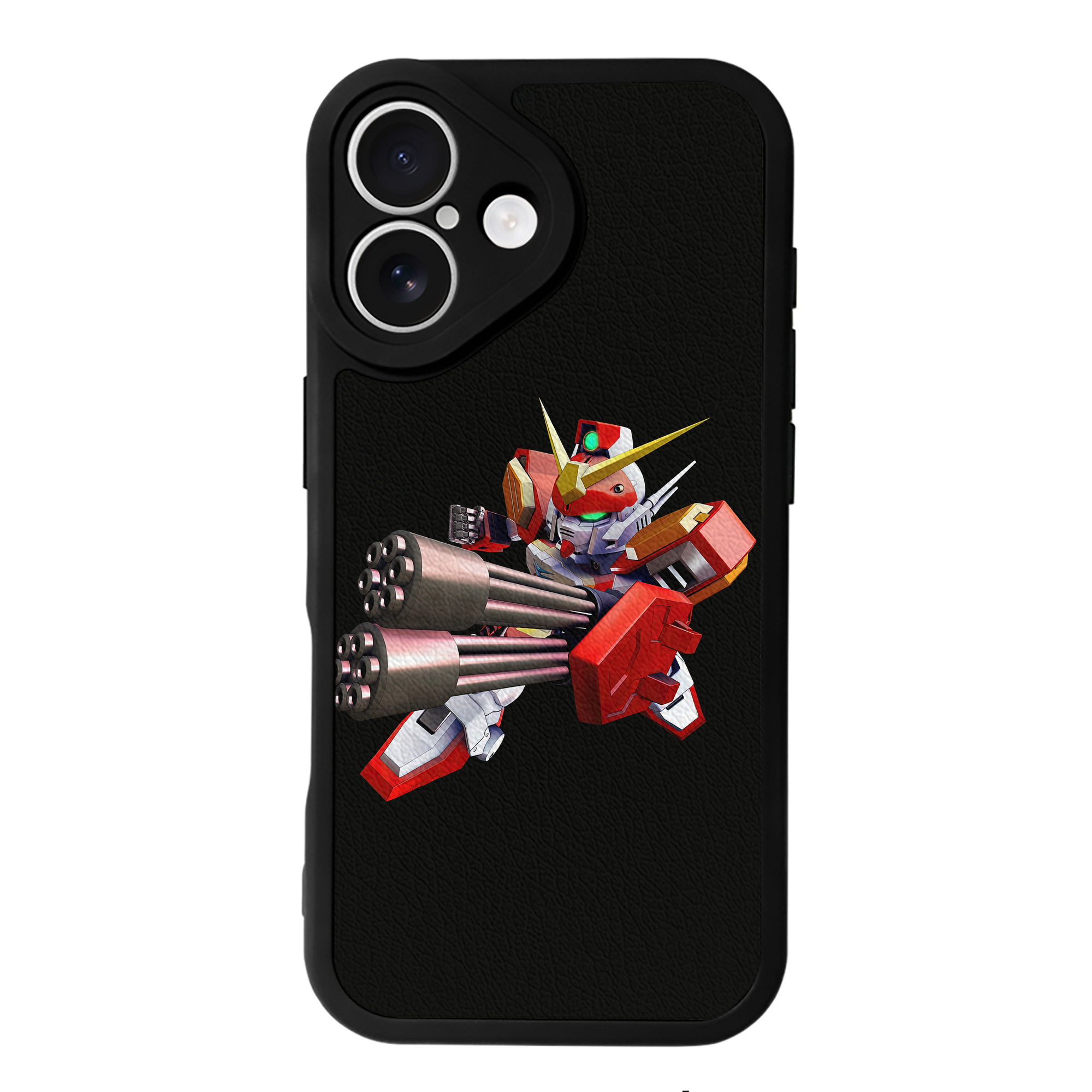 （画像用） 機動戦士ガンダム Mobile Suit Gundam 【iPhone 16シリーズ対応】シリコンスマホケース（レザー調） 材質：シリコン